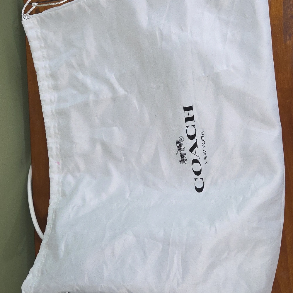 COACH Authentic Shoulder Bag with pewter Studded Accents - Picture 8 of 8